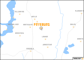 map of Fryeburg