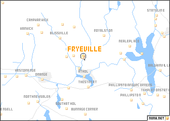 map of Fryeville
