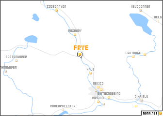 map of Frye