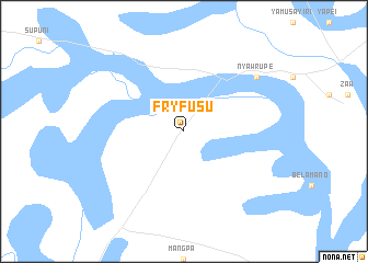 map of Fryfusu