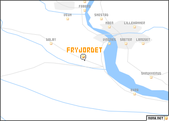 map of Fryjordet