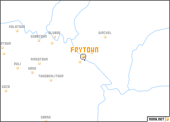 map of Fry Town