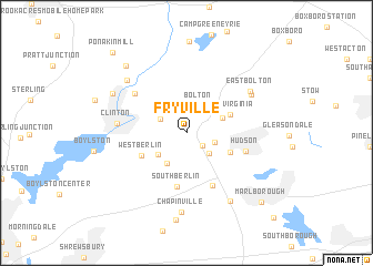 map of Fryville