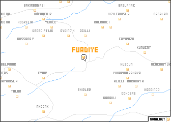 map of Fuadiye