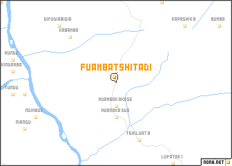 map of Fuamba-Tshitadi