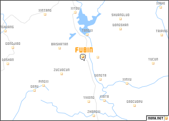 map of Fubin