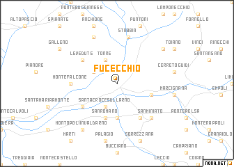 map of Fucecchio