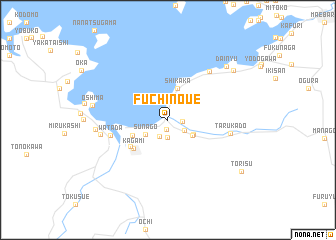 map of Fuchinoue