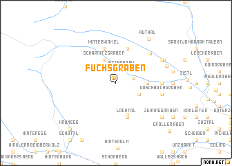 map of Fuchsgraben