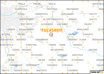 map of Fuchshain