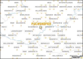 map of Fuchshofen