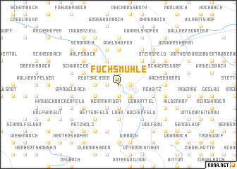 map of Fuchsmühle