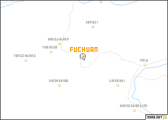 map of Fuchuan