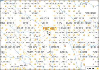 map of Fu-chün