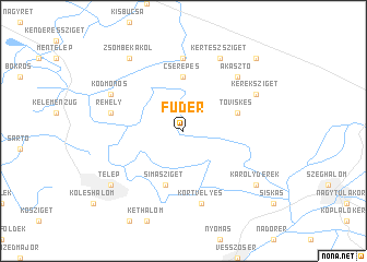 map of Fudér