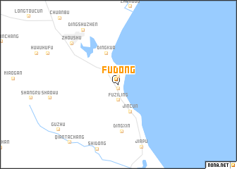 map of Fudong