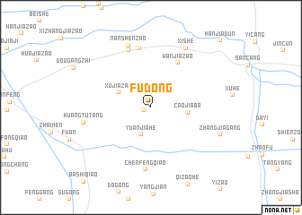 map of Fudong