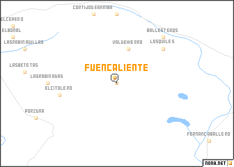 map of Fuencaliente