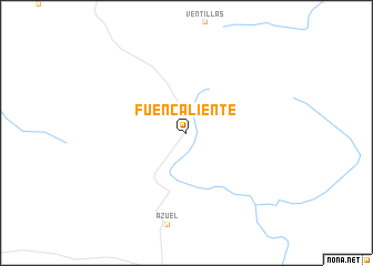 map of Fuencaliente