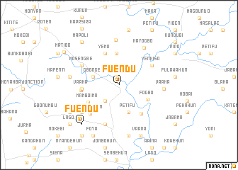 map of Fuendu