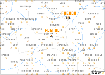 map of Fuendu