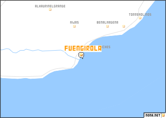 map of Fuengirola