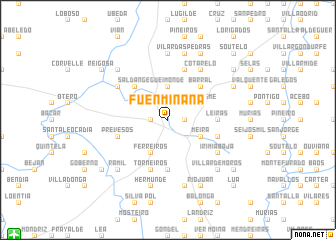 map of Fuenmiñana