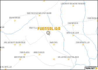 map of Fuensalida