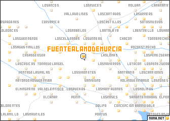 map of Fuente-Álamo de Murcia