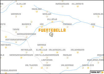 map of Fuentebella