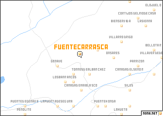 map of Fuente Carrasca