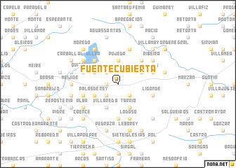 map of Fuentecubierta