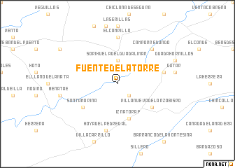 map of Fuente de la Torre