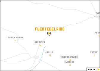 map of Fuente del Pino