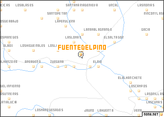 map of Fuente del Pino