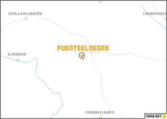 map of Fuente el Negro