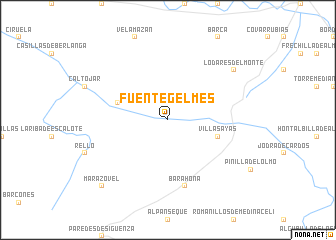 map of Fuentegelmes