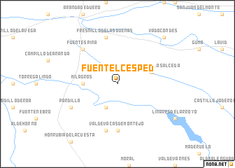 map of Fuentelcésped