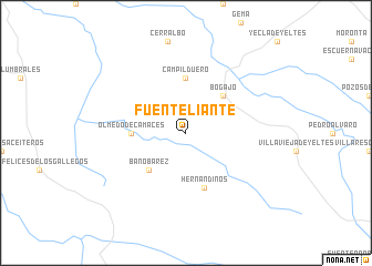 map of Fuenteliante