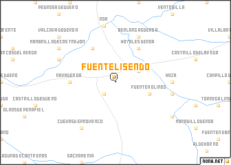 map of Fuentelisendo