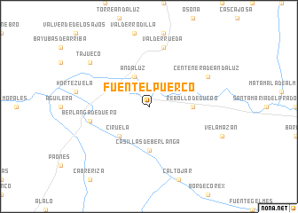 map of Fuentelpuerco