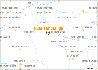 map of Fuentemolinos