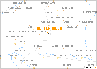 map of Fuentepinilla