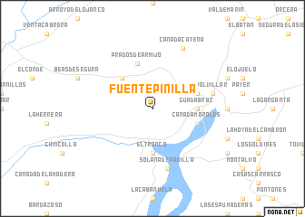 map of Fuente Pinilla