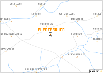 map of Fuentesaúco