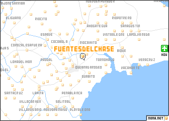 map of Fuentes del Chase