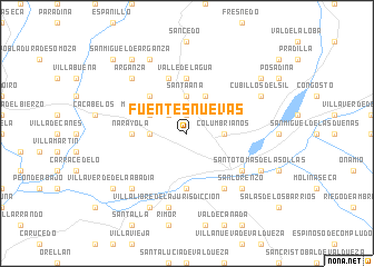 map of Fuentesnuevas