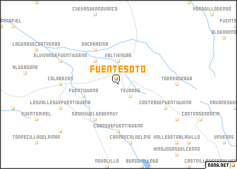 map of Fuentesoto