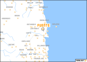 map of Fuente