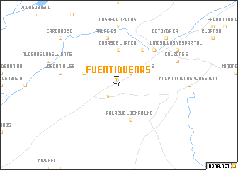 map of Fuentidueñas